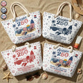 America 250 Freedom Feels Like Summer - Personalized Beach Bag