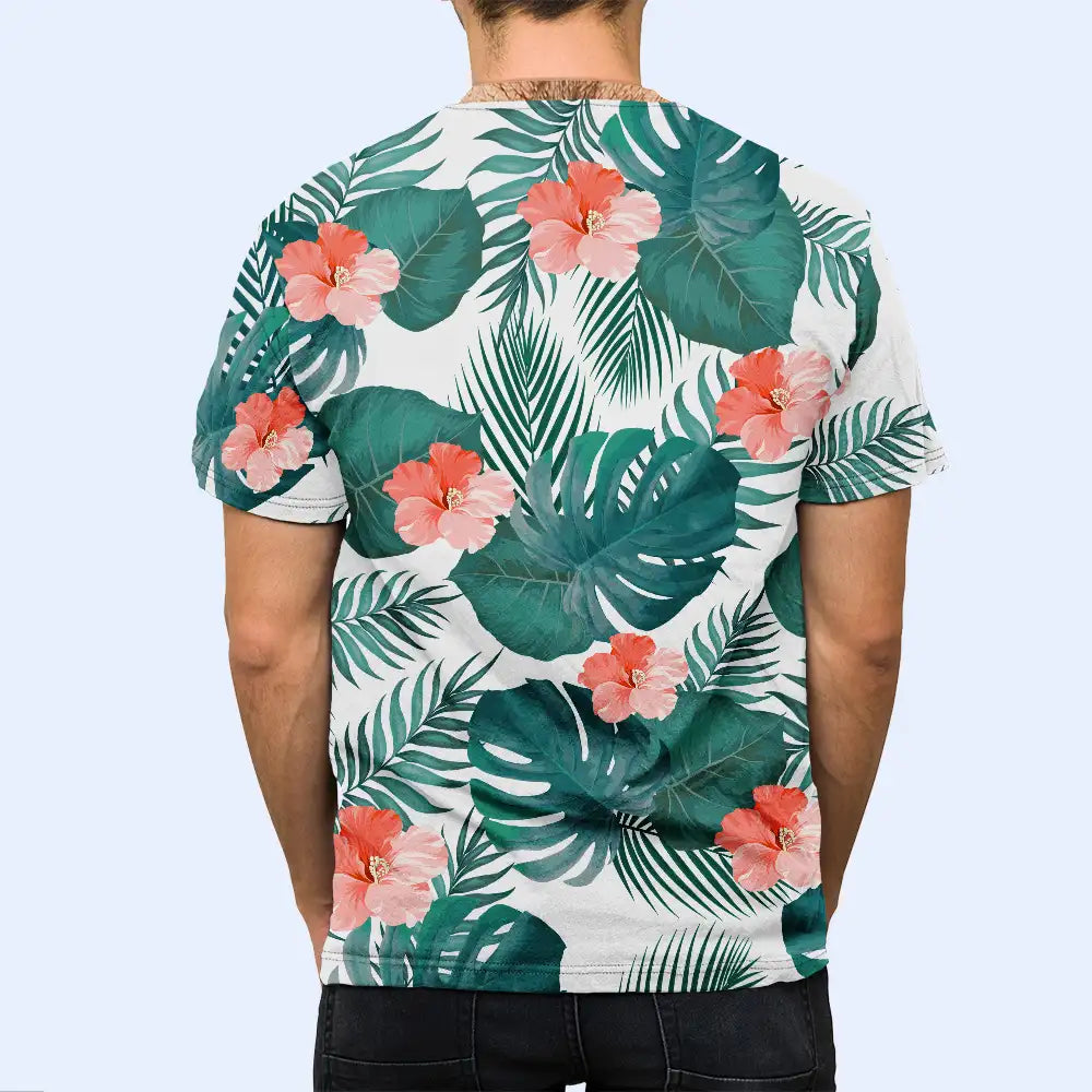 Funny Hairy Muscle Body Summer Vibe - Personalized Full Print T Shirt