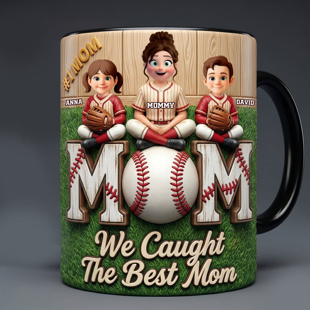 Proud Baseball Mom Magic Coffee Mug - Personalized Gifts For Baseball Mom 03HULU220426