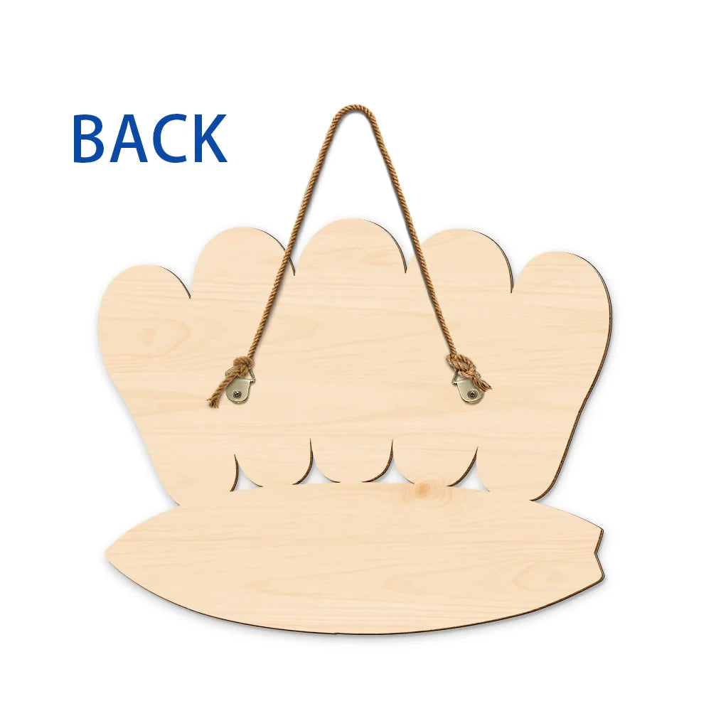 Welcome To Grandma Grandpa House - Personalized Custom Shaped Wood Sign