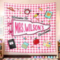 Welcome To My Classroom - Personalized Backdrop