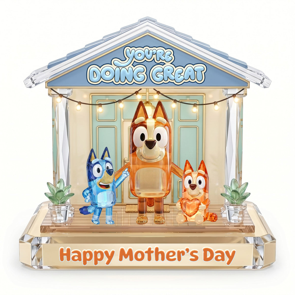 Happy Mother's Day Acrylic Light Box - Personalized Gifts For Mother 03nalu150426