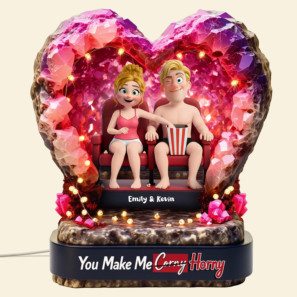 Naughty Couple Acrylic Light Box - Personalized Gifts For Couple 02huta250626