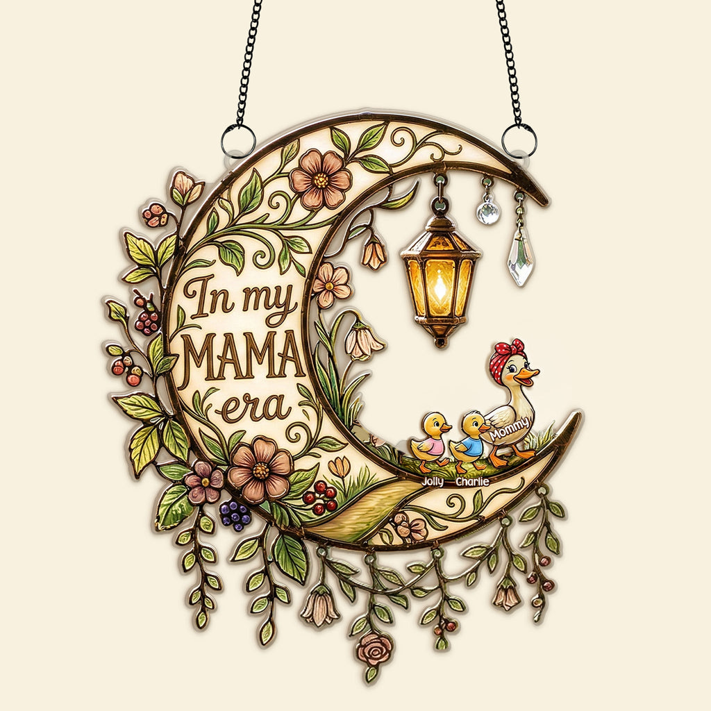 In Mama Duck Era Suncatcher Ornament - Personalized Gifts For Mother's Day 07pamg020326
