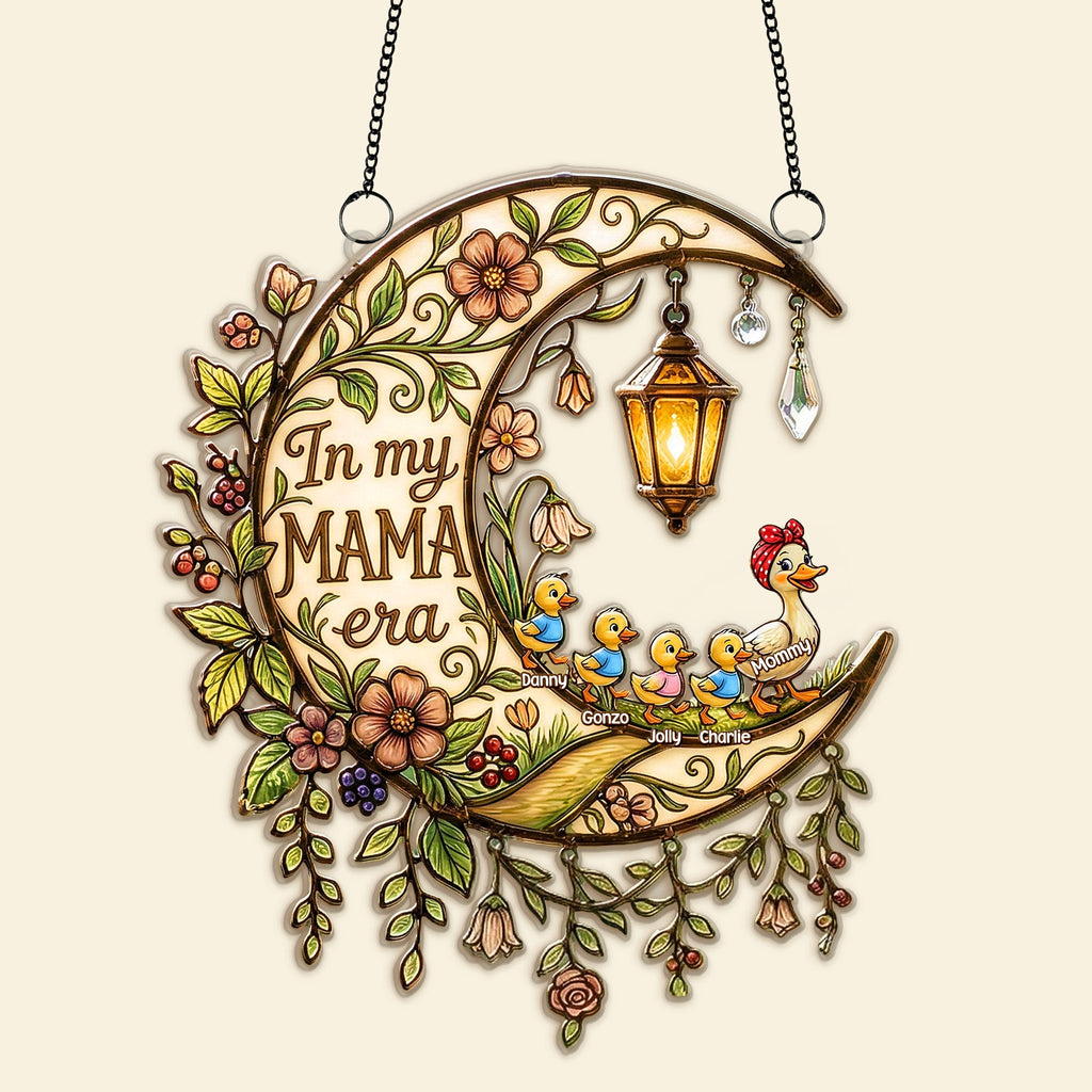 In Mama Duck Era Suncatcher Ornament - Personalized Gifts For Mother's Day 07pamg020326
