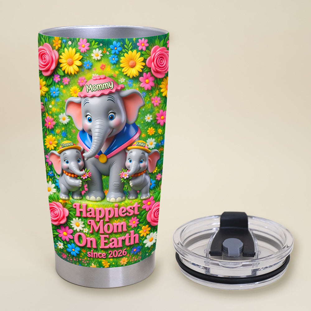 Happiest Mom Tumbler - Personalized Gifts For Moms 01tymg140326
