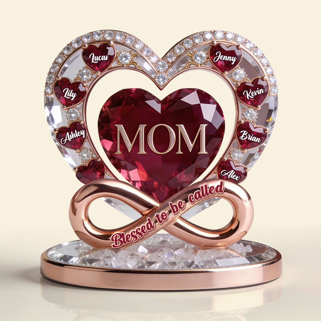 Blessed To Be Called Mom Acrylic Plaque Personalized Gifts For Mom 02PGTI150426