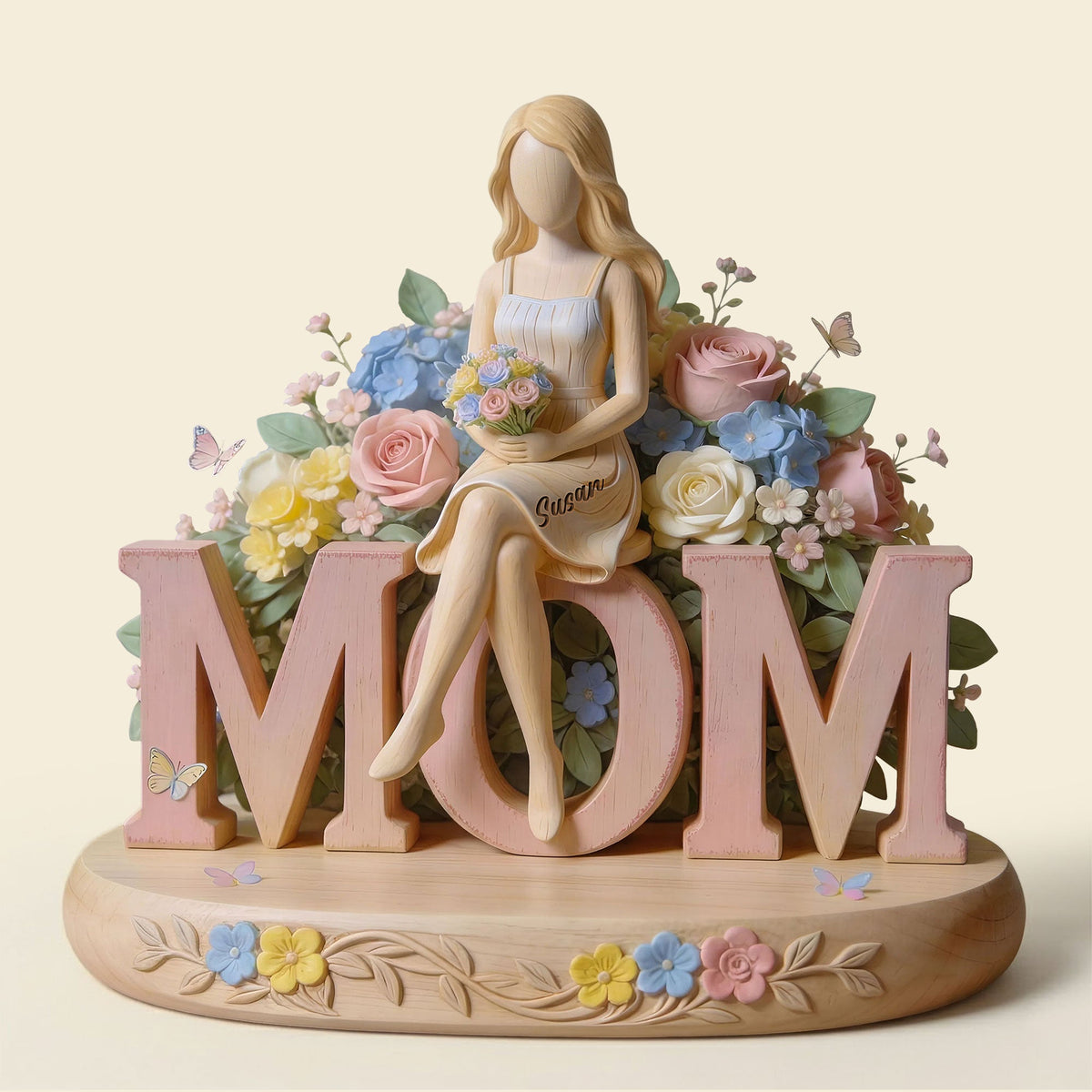 Blossom of Love Acrylic Plaque - Personalized Gifts For Moms 02pgti060426
