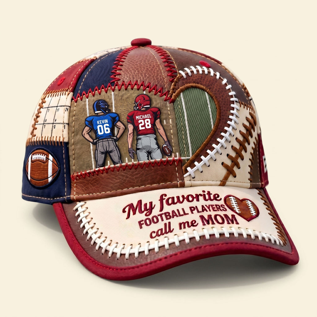 Best Football Parent Classic Cap, Personalized Gifts For American Foorball Dad & Mom 03QHTI230426