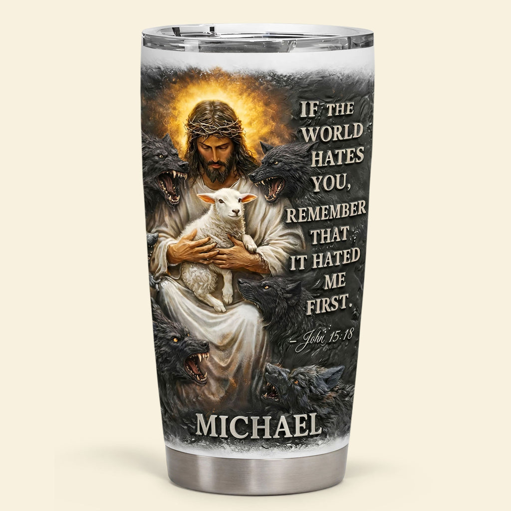 Protected By Faith Tumbler - Personalized Gift For Christian 06HUTI020326