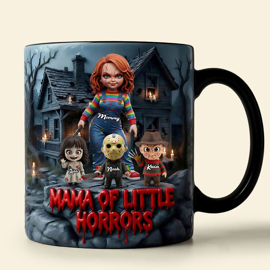 Mama Of Little Horrors Magic Mug - Personalized Gifts For Mom 04TYTI110426