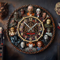 Horror Time Loop Hanging Wall Clock - Personalized Gifts For Horror Lovers 138huti080626