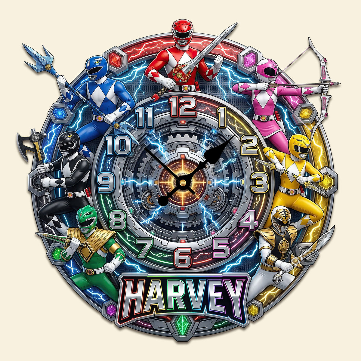 Legendary Team Hanging Wall Clock - Personalized Gifts 04huti130326