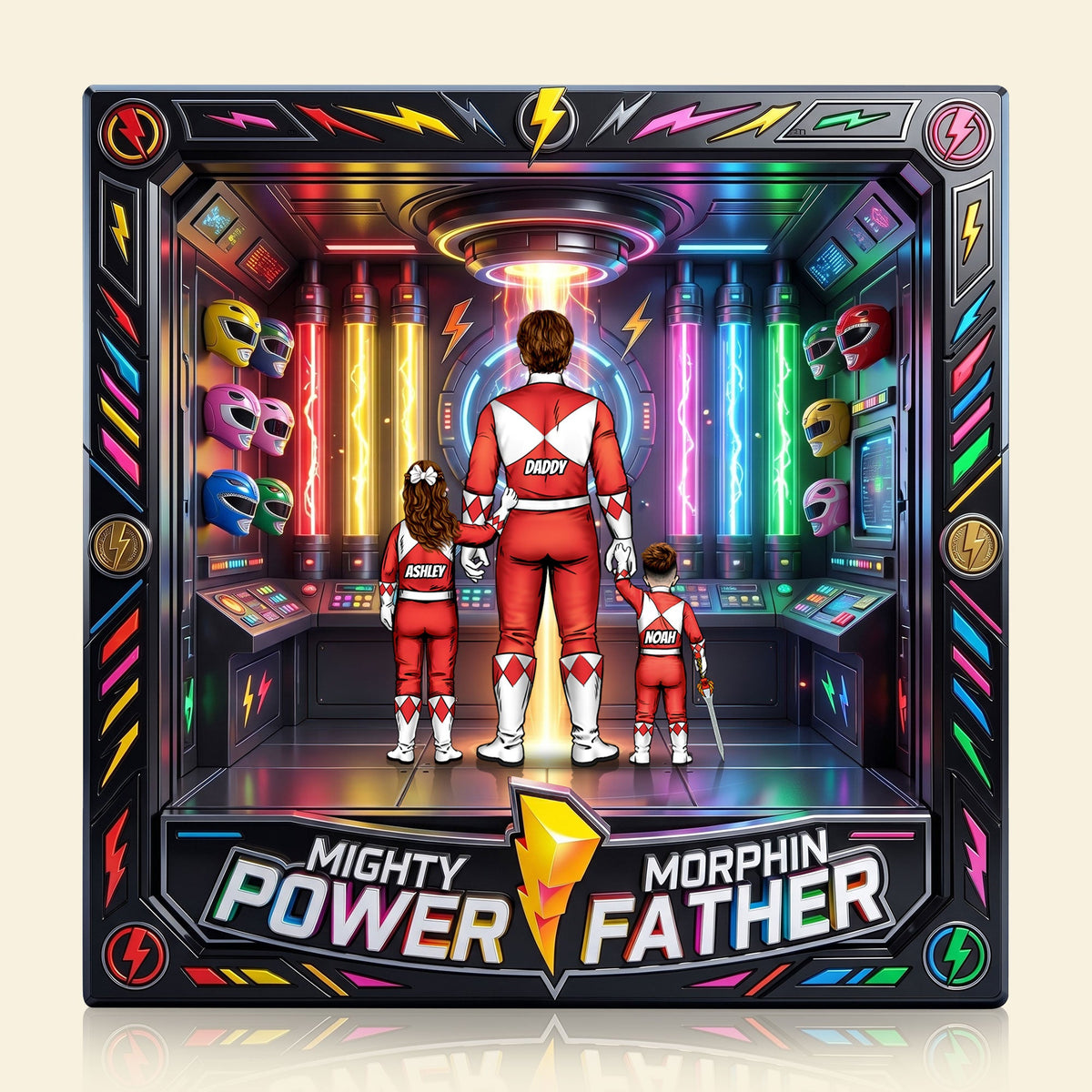 Power Father Acrylic Plaque - Personalized Gifts For Dad 05HUTI290426