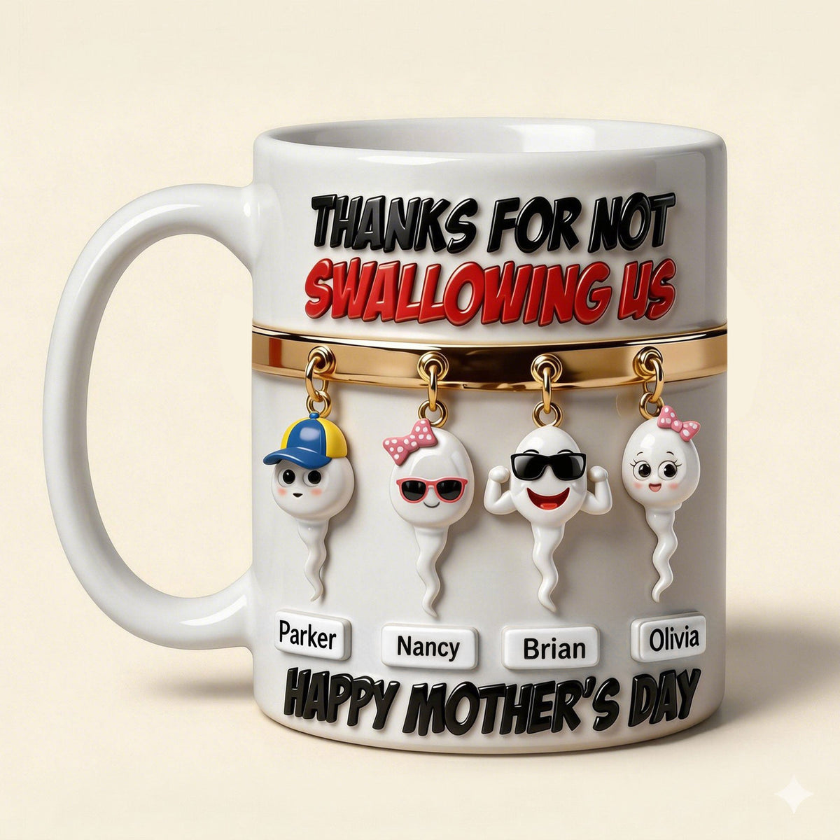 Funny Sperm Kids Coffee Mug - Personalized Gifts For Mom 04OHTI080426