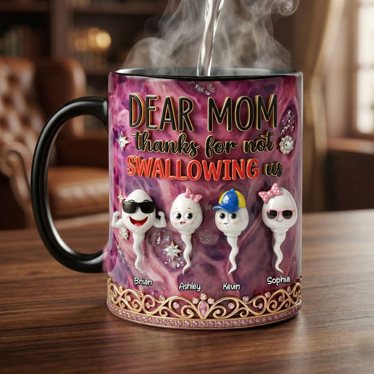 Funny Sperm Kids Magic Coffee Mug - Personalized Gifts For Mother's Day 05ohti090426