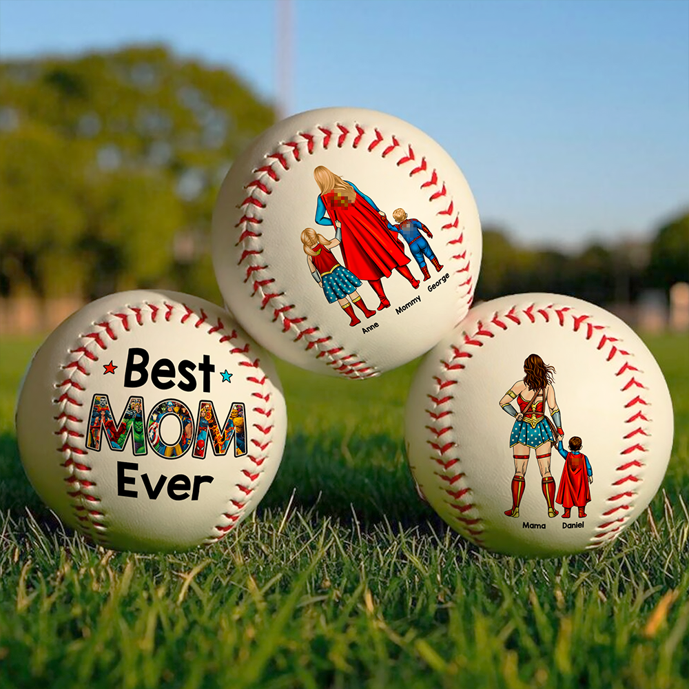 Powerful Mom And Kids Baseball  - Personalized Gift For Mother's Day Baseball 01ACHU240426PA