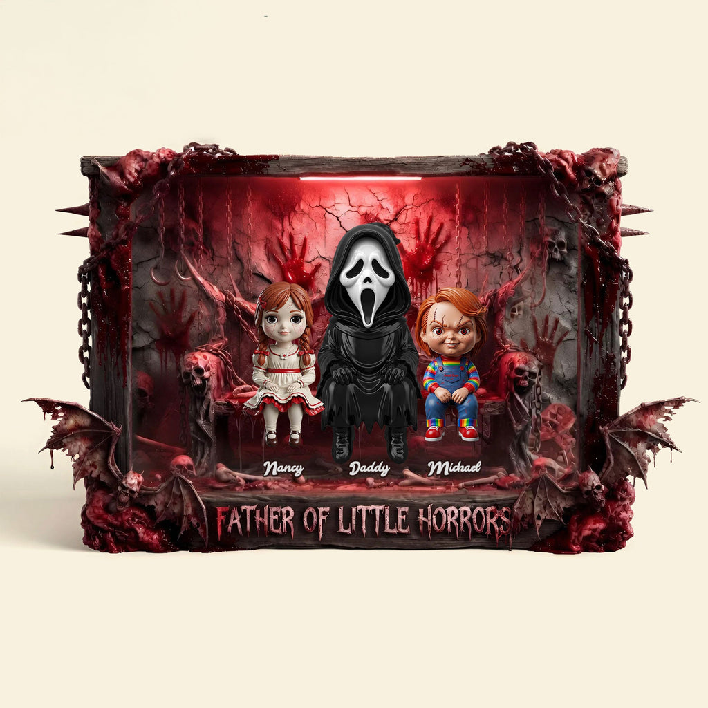 Father Of Little Horrors Acrylic Plaque - Personalized Gifts For Dads 02OHTI300426