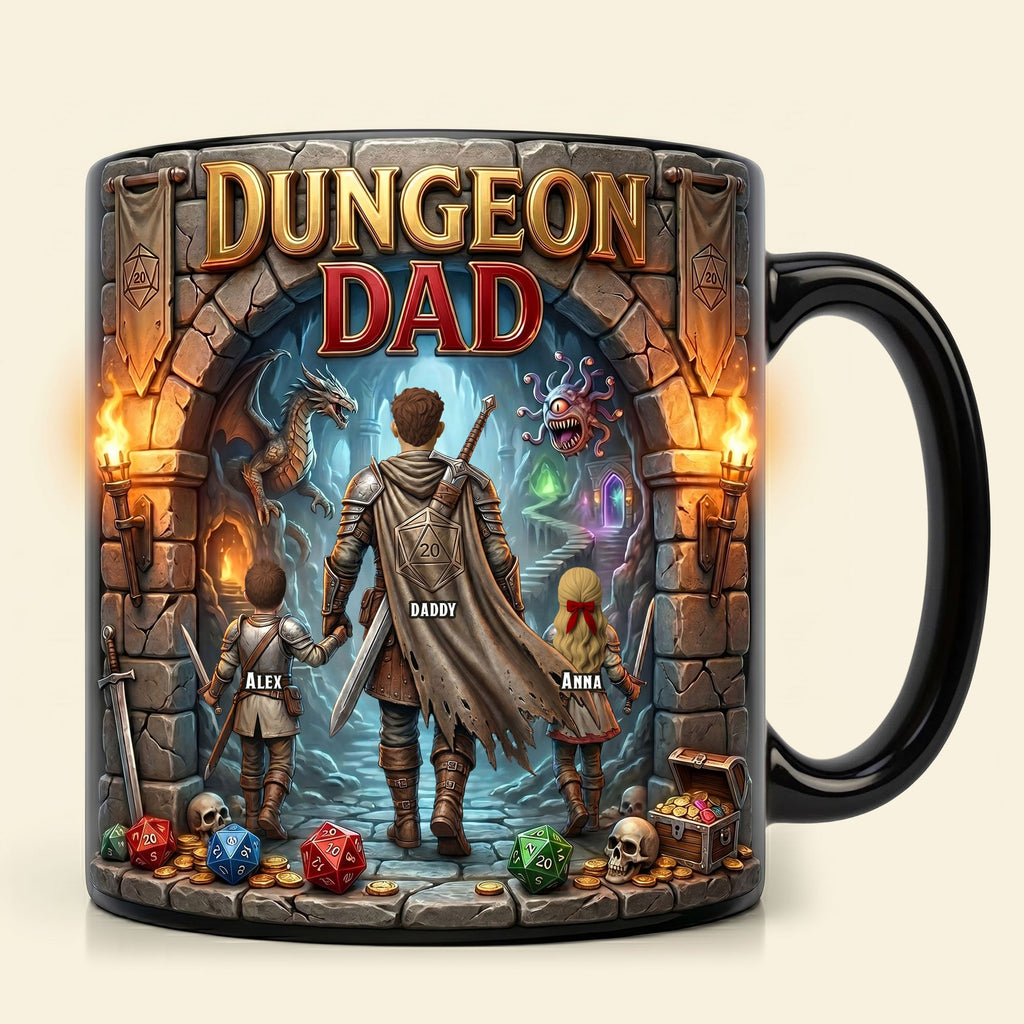Adventure Underground Dad Magic Coffee Mug - Personalized Gifts For Father's Day Magic Mug 02NATI290426