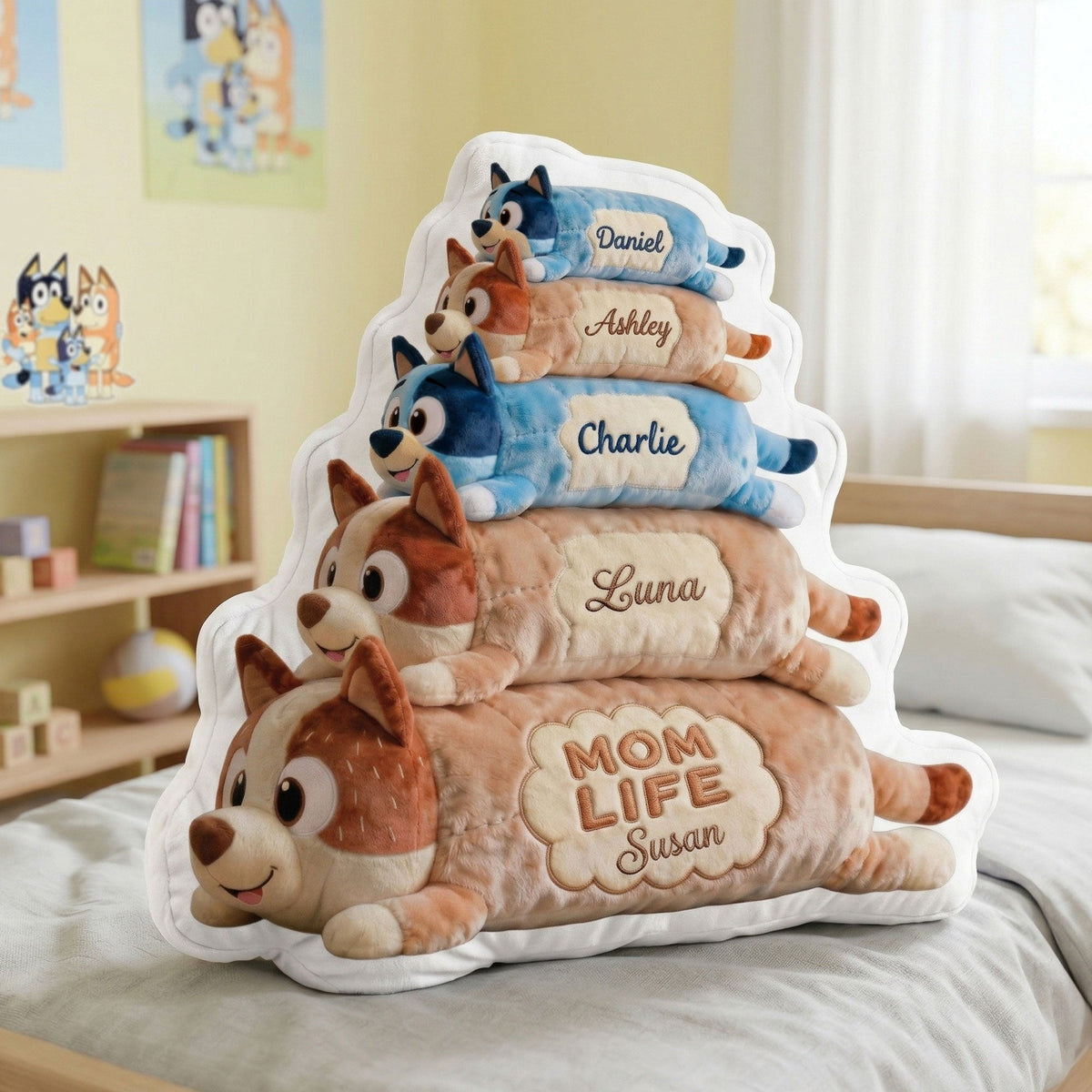 Fun Play With Mom Custom Shape Pillow, Personalized Gifts For Mom 02qhti110426