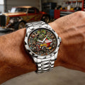 Speed Monster Stainless Steel Men's Watch - Personalized Gifts For Hot Rod Lover 03tgti080426