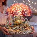 Ocean Turtle Mom Light Box - Personalized Gift For Moms 02NATI130426