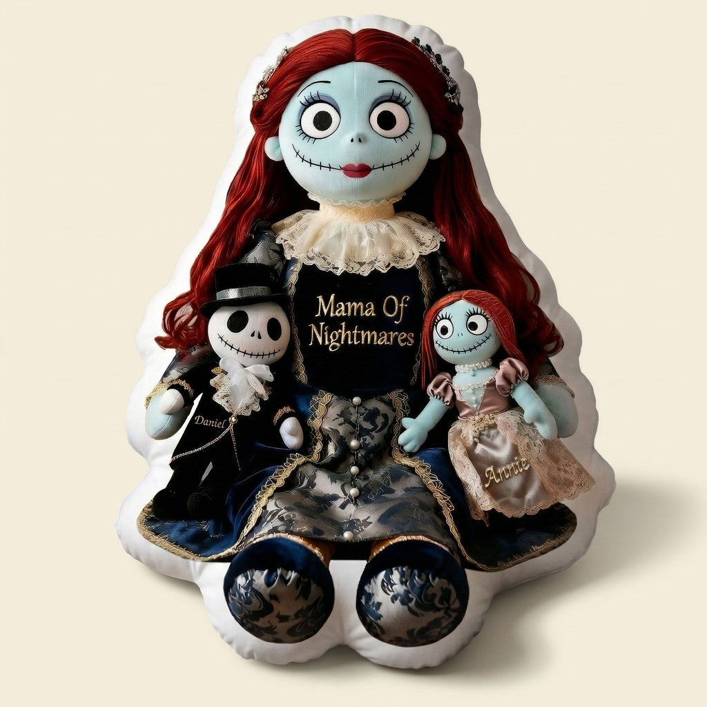 Spooky Mama & Little Ones Pillow - Personalized Gifts For Mom 02TYTI040426
