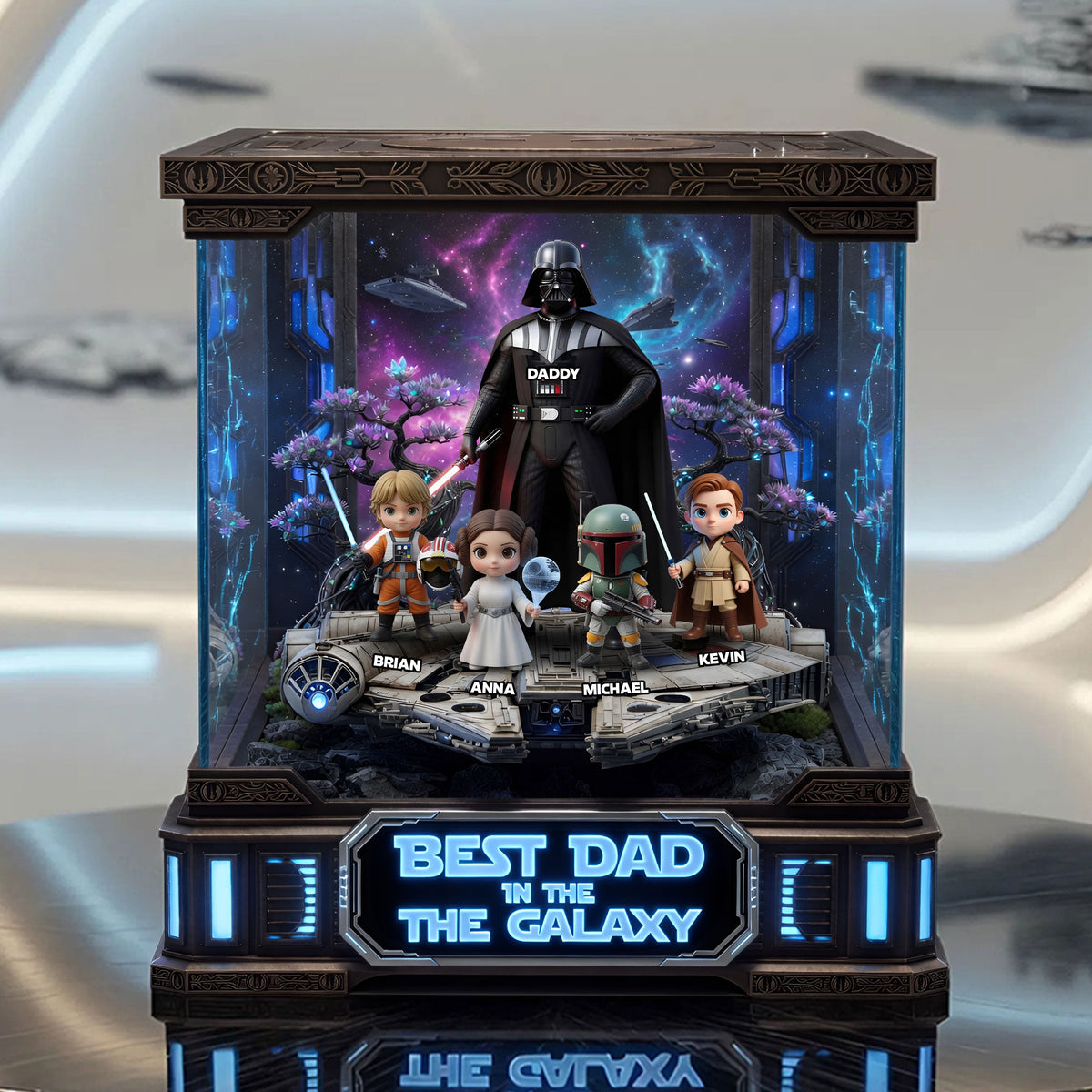 The Best Warrior Dad Acrylic Plaque - Personalized Gifts For Dads 145tyti080626