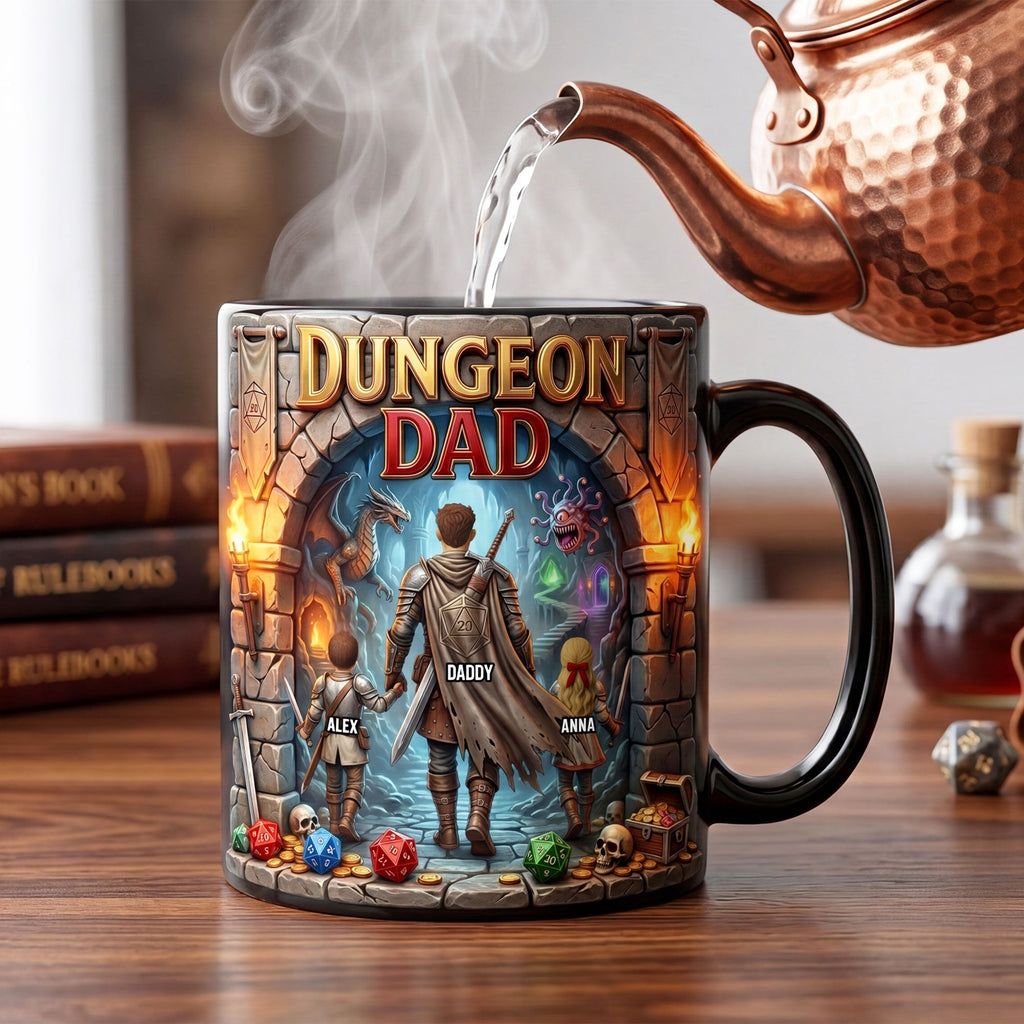 Adventure Underground Dad Magic Coffee Mug - Personalized Gifts For Father's Day Magic Mug 02NATI290426
