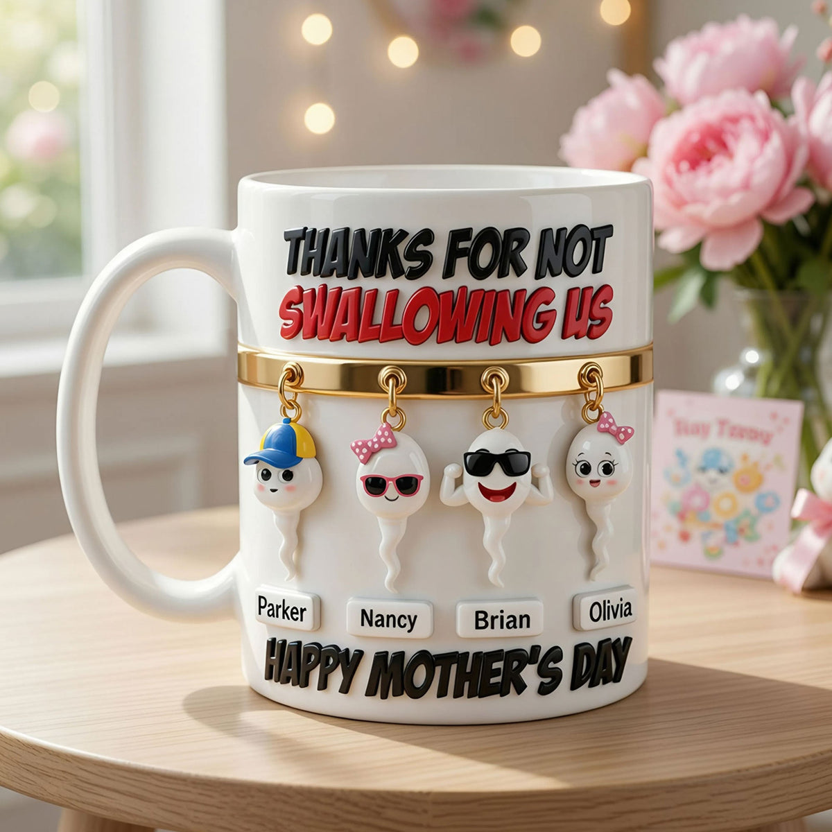 Funny Sperm Kids Coffee Mug - Personalized Gifts For Mom 04OHTI080426