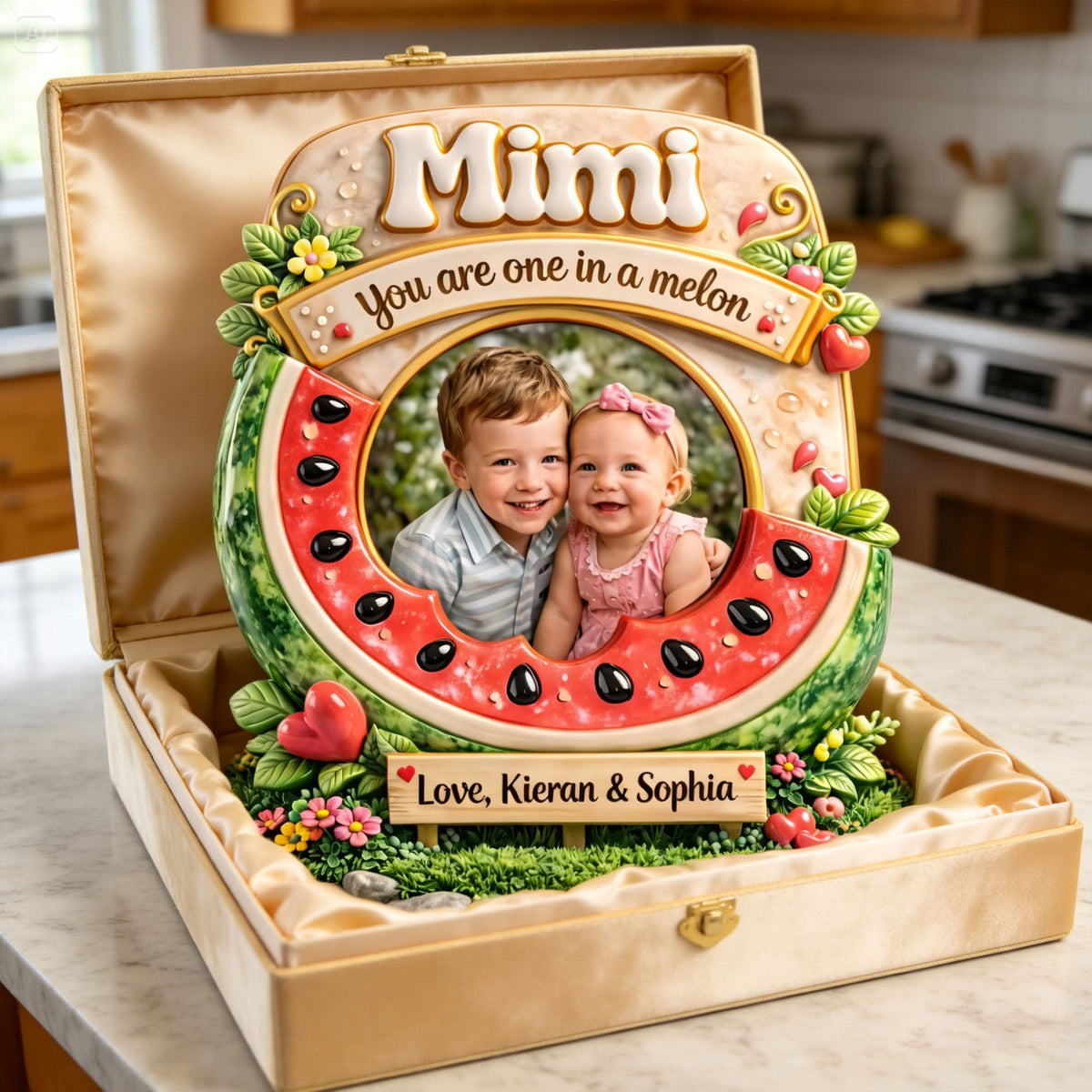 Custom Photo Grandma's Melon Acrylic Plaque - Personalized Gifts For Mom and Grandma 04tyti200326
