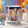 Puppy Queen Mom And Kids Coffee Mug - Personalized Gifts For Mother's Day Coffee Mug 02OHTI070426