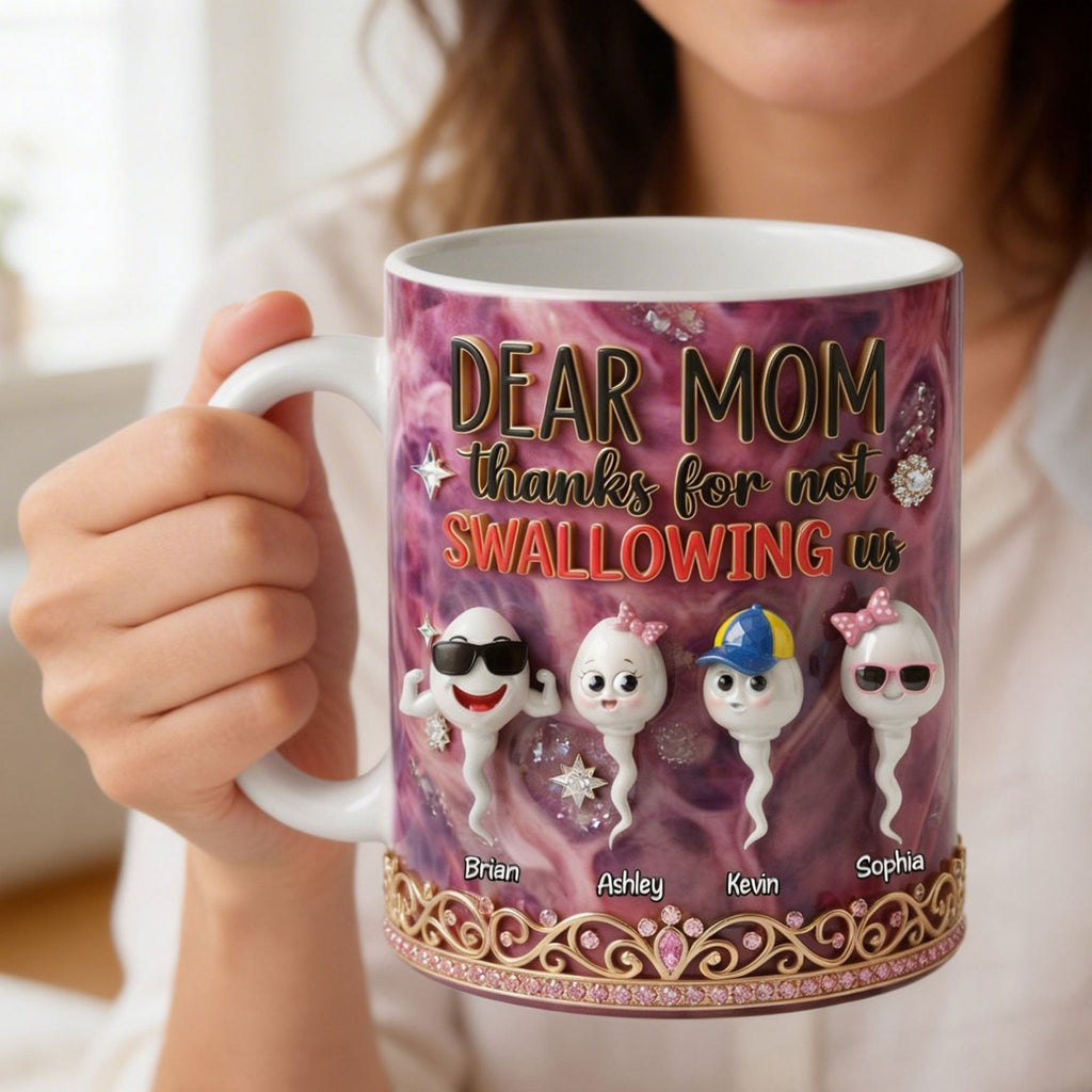 Funny Sperm Kids Coffee Mug - Personalized Gifts For Moms 01ohti100426