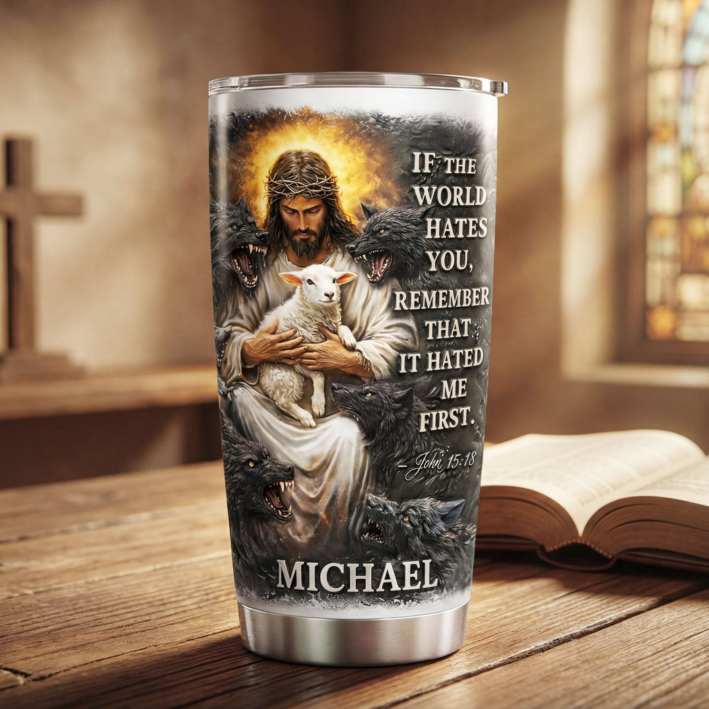 Protected By Faith Tumbler - Personalized Gift For Christian 06HUTI020326