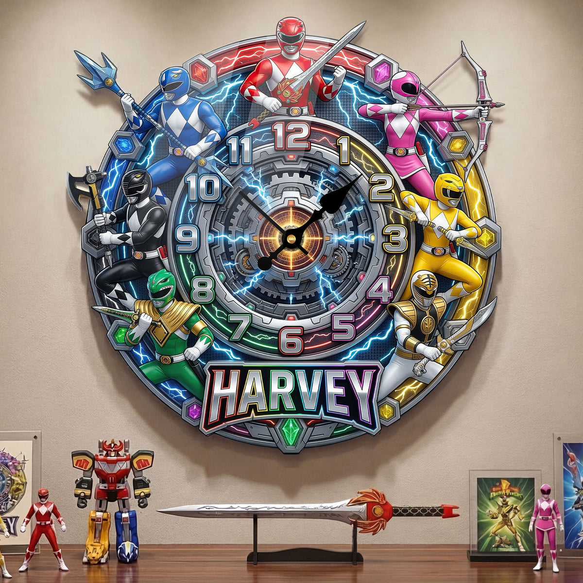 Legendary Team Hanging Wall Clock - Personalized Gifts 04huti130326