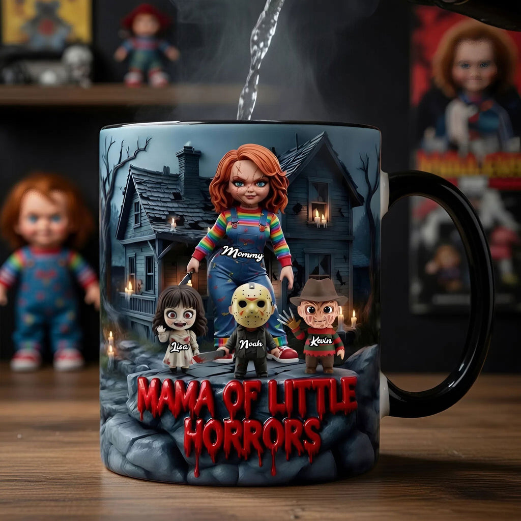 Mama Of Little Horrors Magic Mug - Personalized Gifts For Mom 04TYTI110426