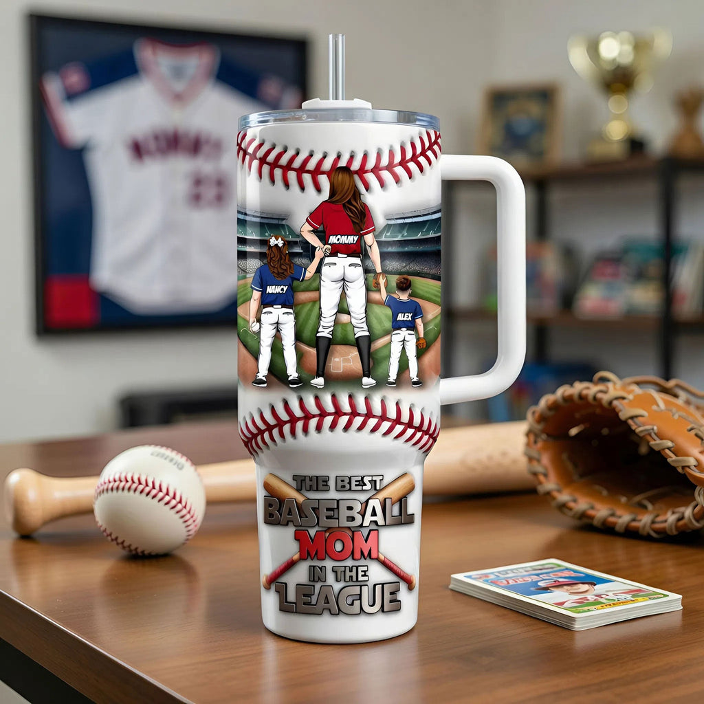 Baseball Mom Player 40oz Tumbler - Personalized Gifts For Mother's Day Tumbler 05TYTI150426