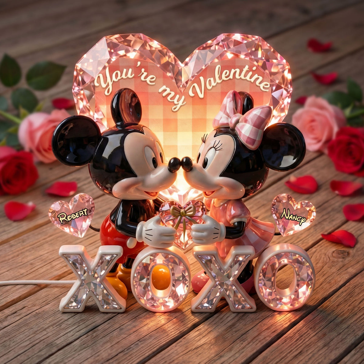Romantic Couple Acrylic Light Box - Personalized Gifts For Couple 01pati150126