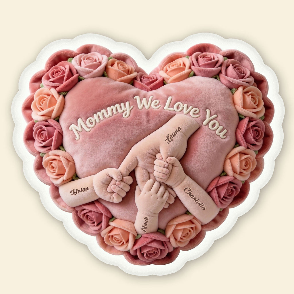 Hand Mom Shaped Pillow  - Personalized Gifts For Mom 04NATI240326