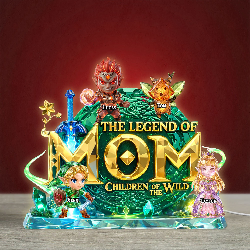The Legend Of Mom Light Box Personalized Mother's Day Gifts 04OHTI140326