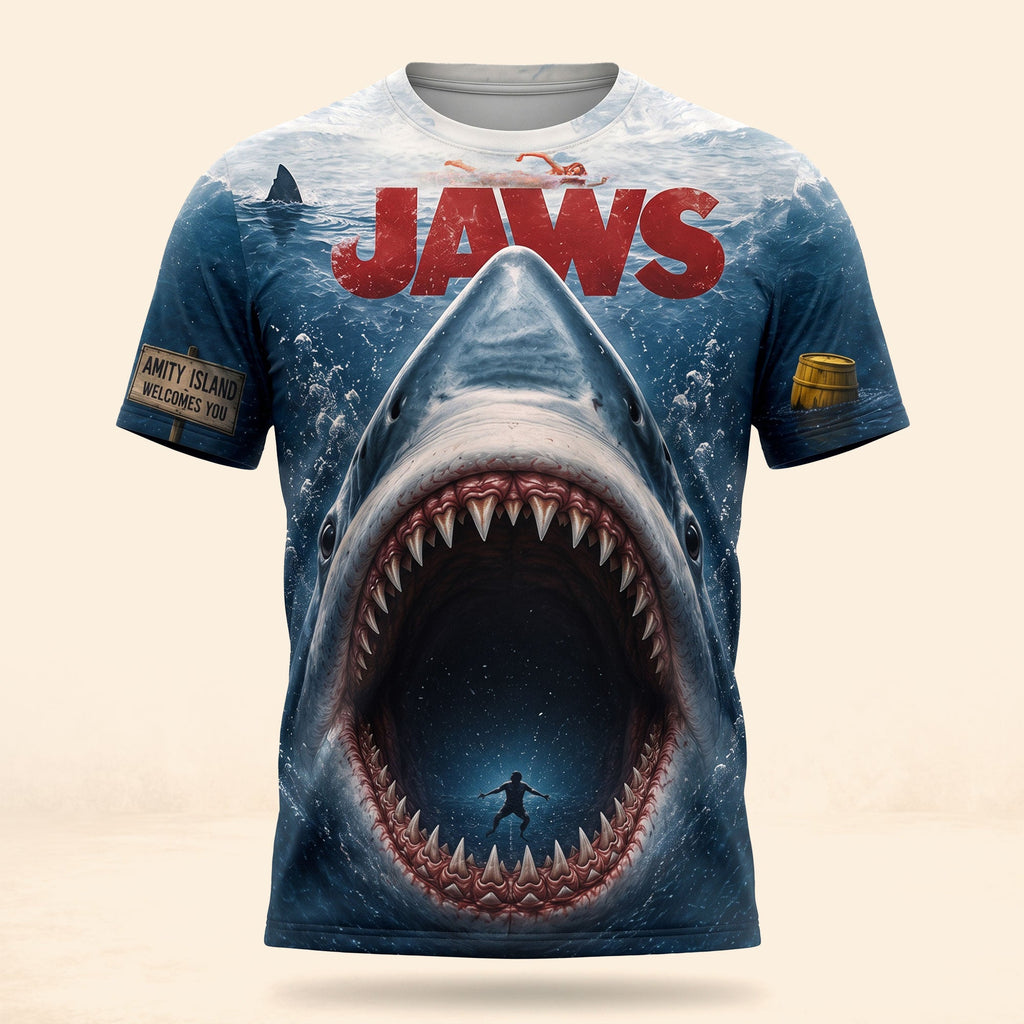 Scary Blue Ocean Shirt - Personalized Gifts 01nati140726
