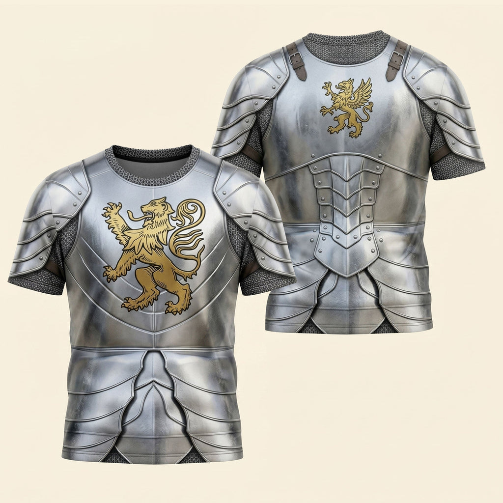 Royal Knight Armor Shirt - Personalized Gifts 01huti030626
