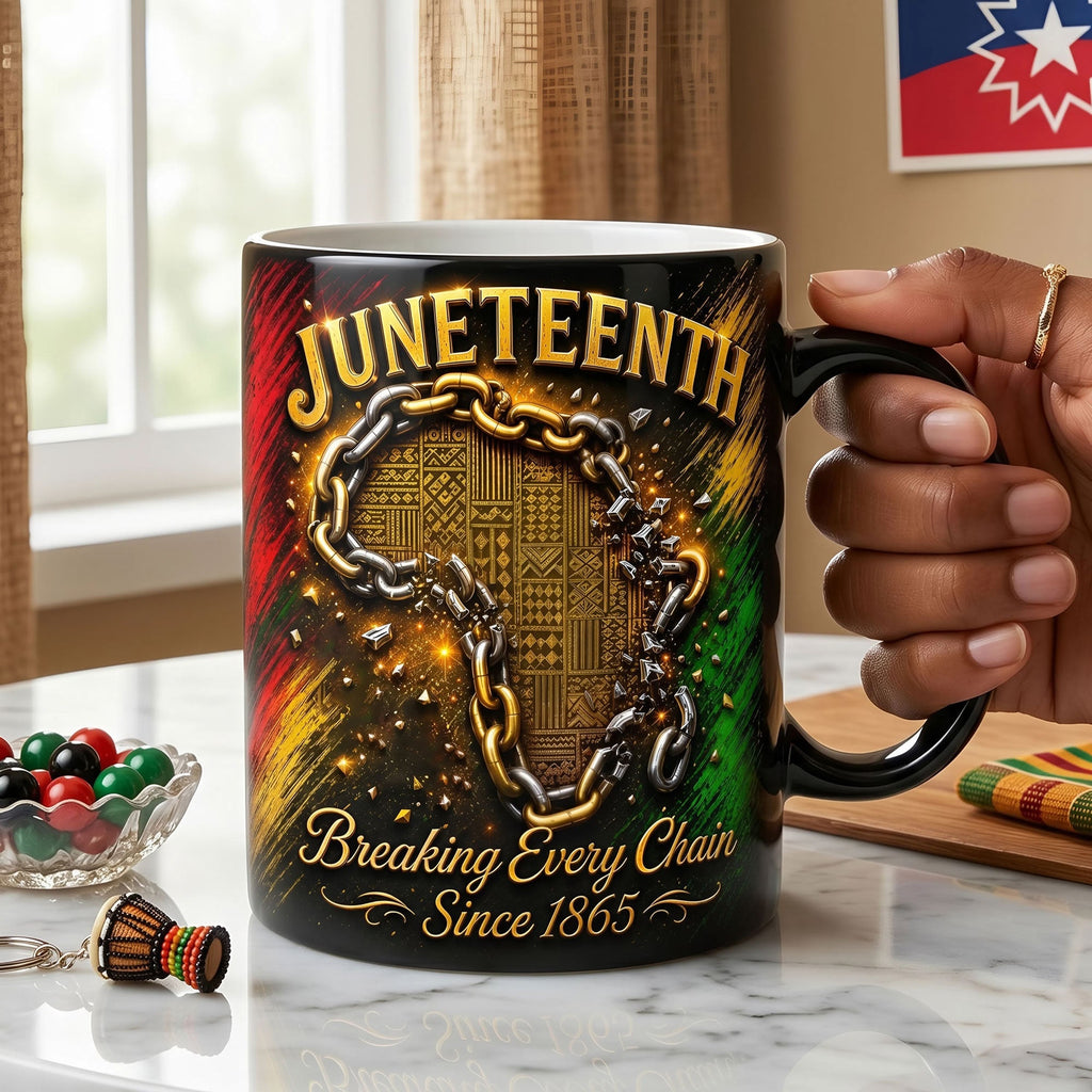 Celebrated 1865 Juneteenth Magic Mug - Personalized Gifts For Patriots 01toti260526