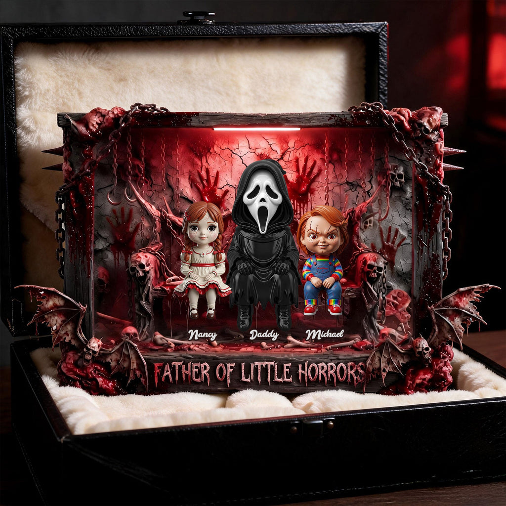 Father Of Little Horrors Acrylic Plaque - Personalized Gifts For Dads 02OHTI300426
