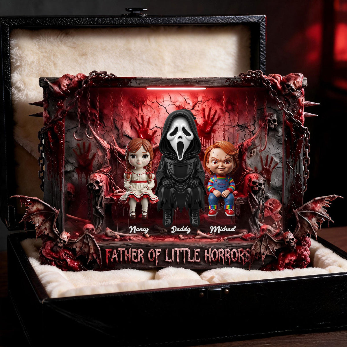 Father Of Little Horrors Acrylic Plaque - Personalized Gifts For Dads 02OHTI300426