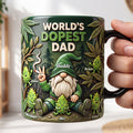 Gnome Weed Dad Magic Coffee Mug - Personalized Gifts For Dad 02nati050526