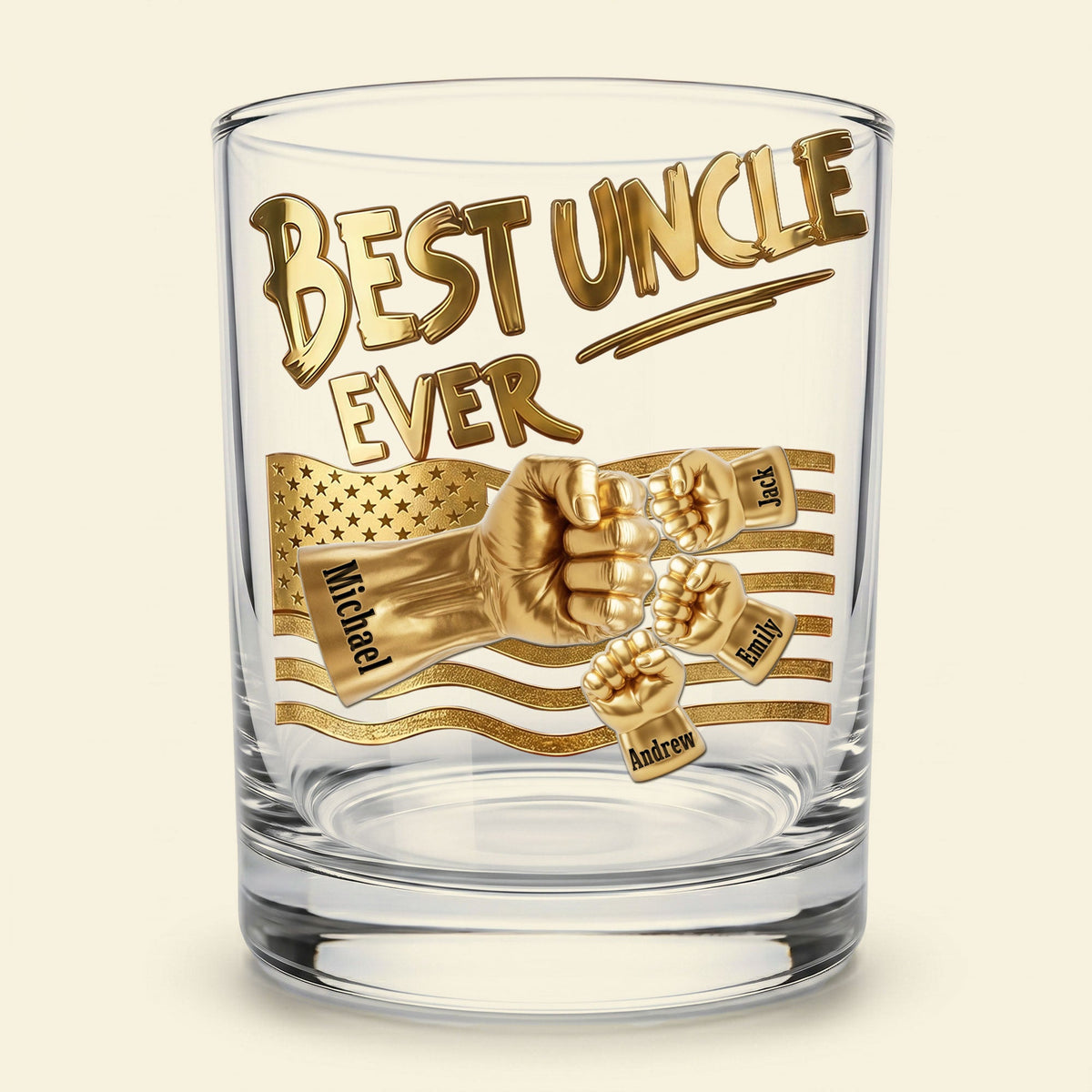 Power Fist Drinking Glass - Personalized Gifts For Uncles 052ohti220526