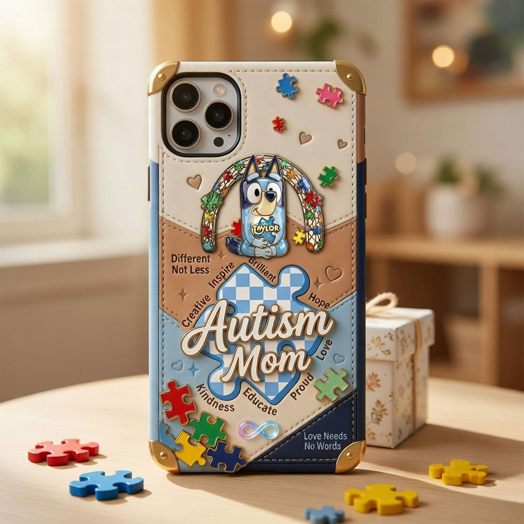 Cute Autism Mom Phone Case, Personalized Gifts For Autism Mom 03qhti100426