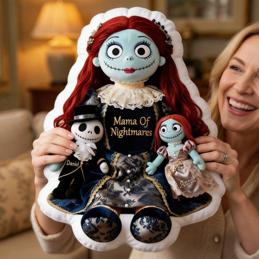 Spooky Mama & Little Ones Pillow - Personalized Gifts For Mom 02TYTI040426