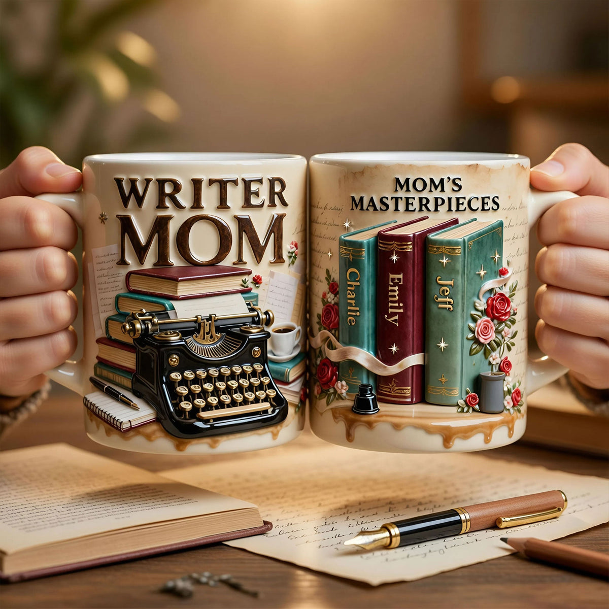 Writer Mom Coffee Mug - Personalized Gifts For Mother's Day 04qhti130426